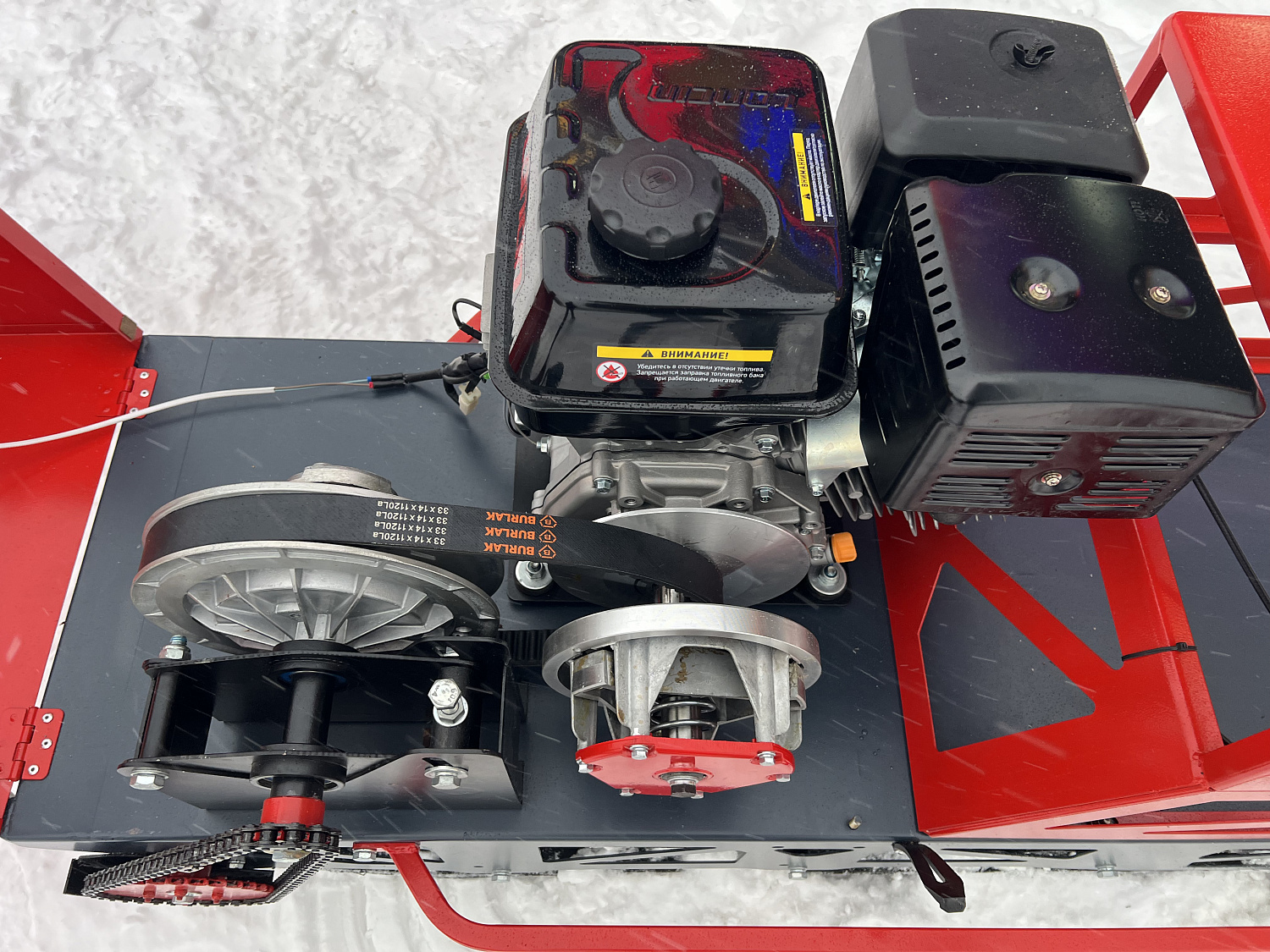 Мотобуксировщик EX-MOTO SNOWDOG S500 15л.с в Химках