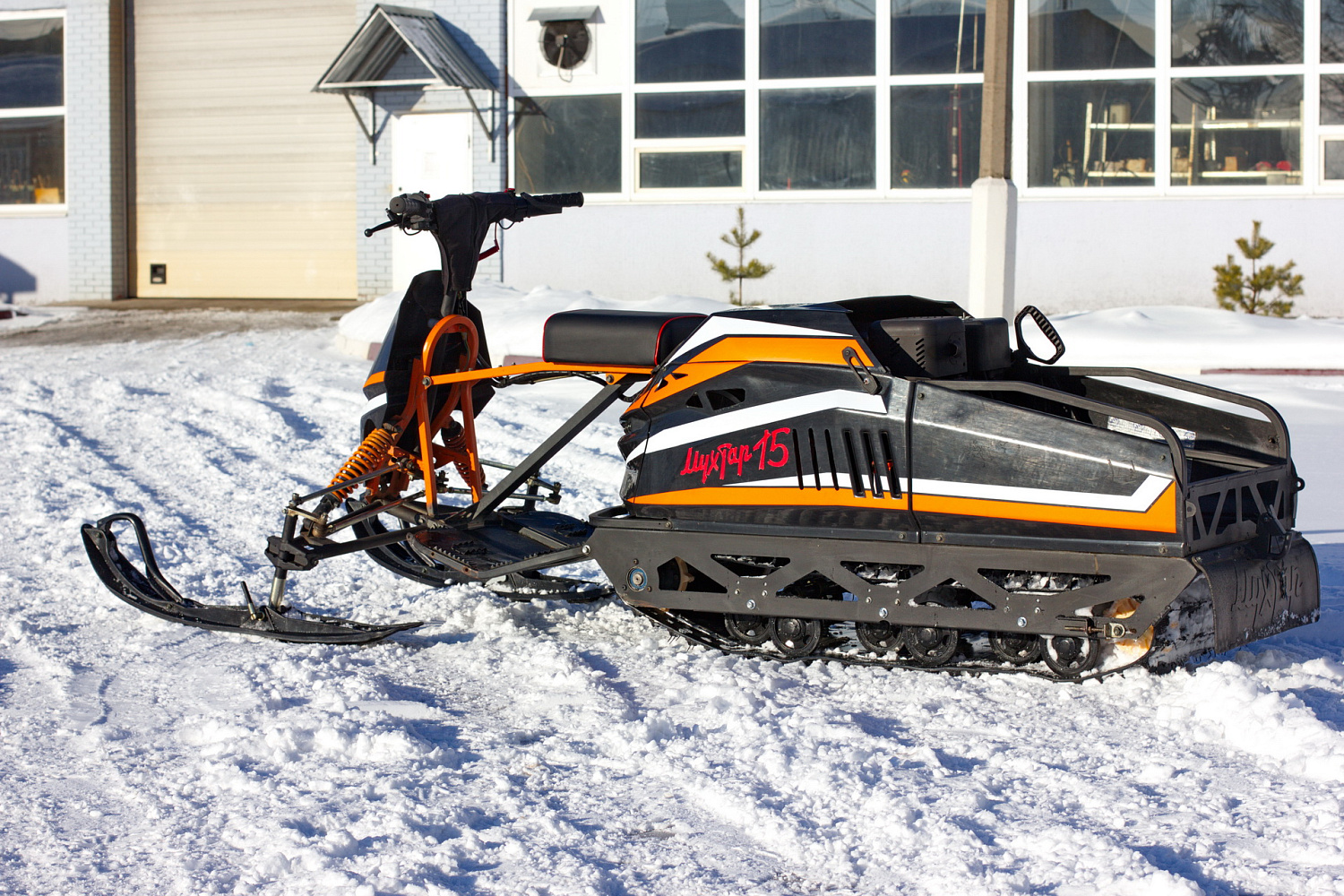 Мотобуксировщик IRBIS Мухтар 15 с лыжным модулем в комплекте в Химках