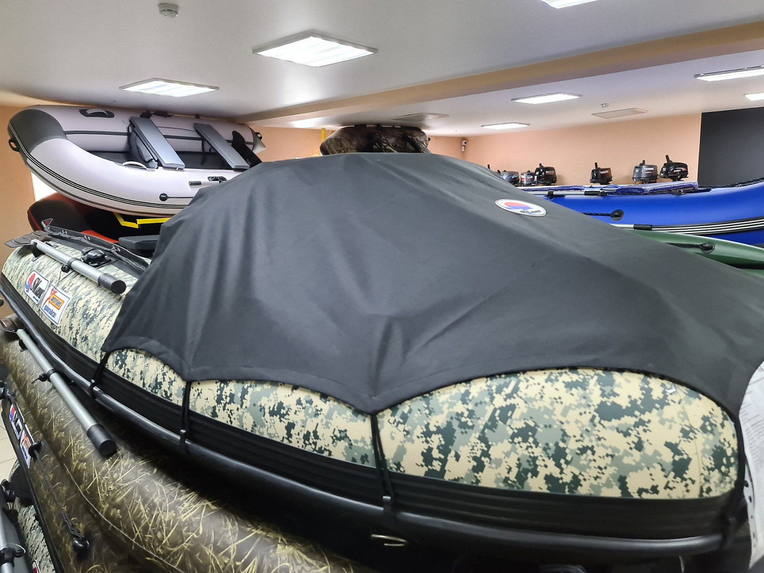 КОМПЛЕКТ НОСОВОГО ТЕНТА К ЛОДКЕ SMARINE AIR MAX 330 ЧЕРНЫЙ в Химках