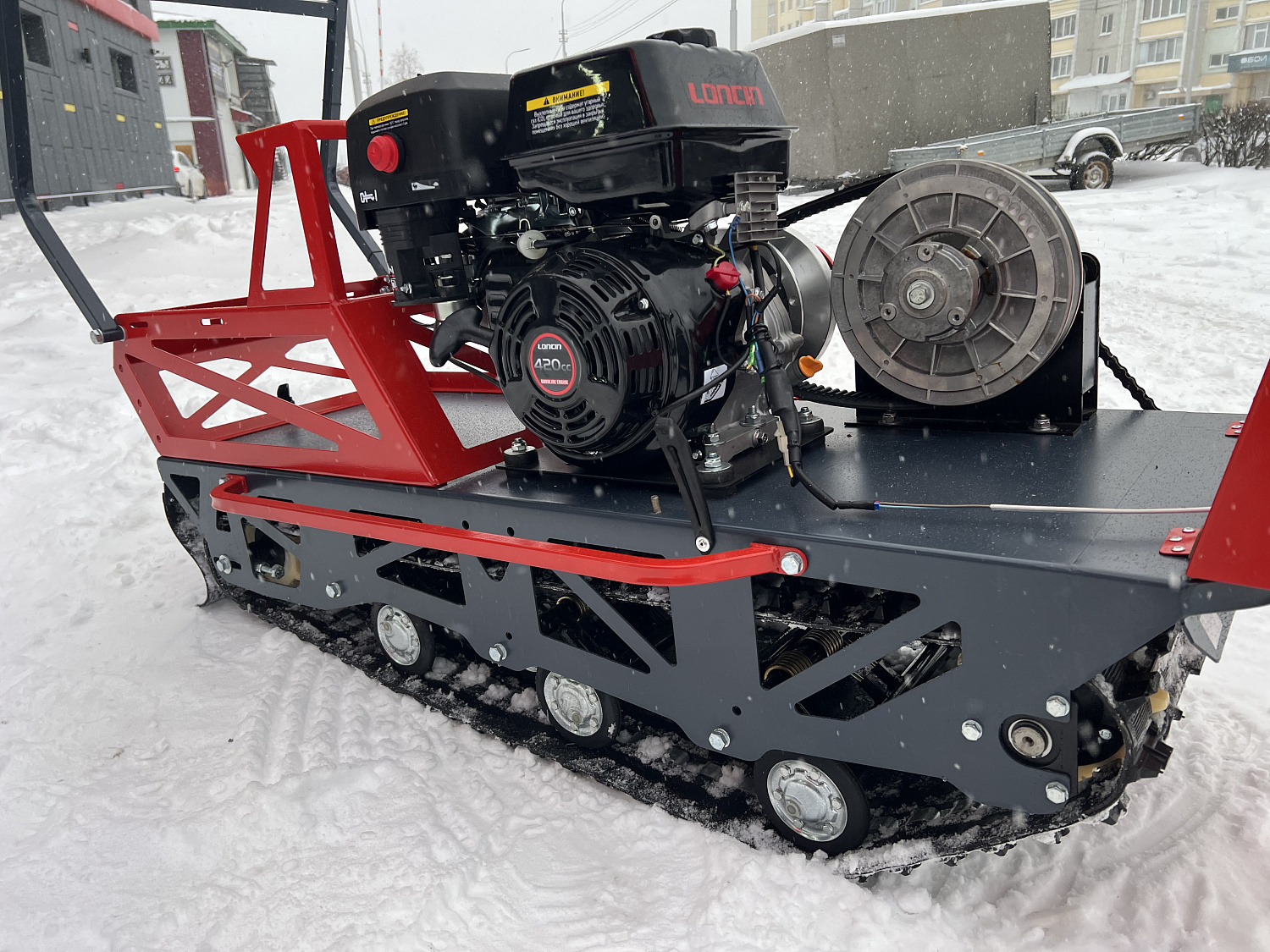 Мотобуксировщик EX-MOTO SNOWDOG S500 15л.с в Химках