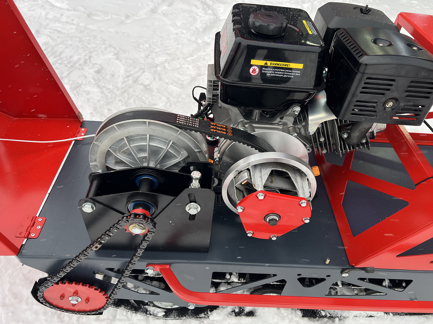 Мотобуксировщик EX-MOTO SNOWDOG S500 15л.с в Химках