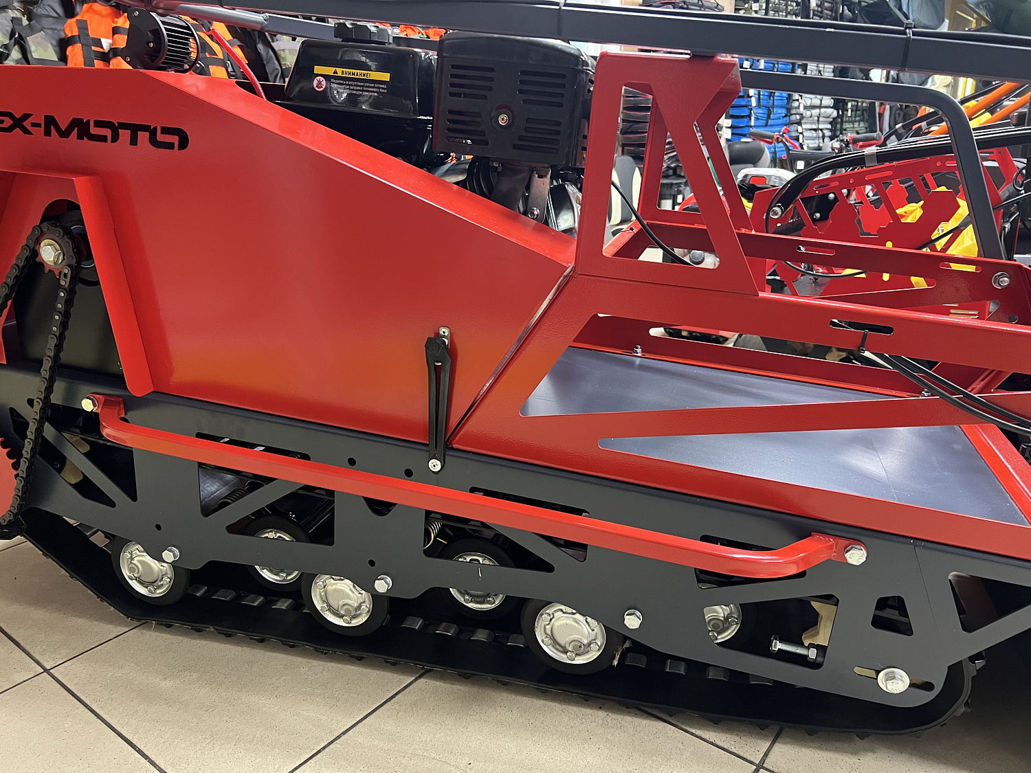 Мотобуксировщик EX-MOTO SNOWDOG S500 15л.с в Химках