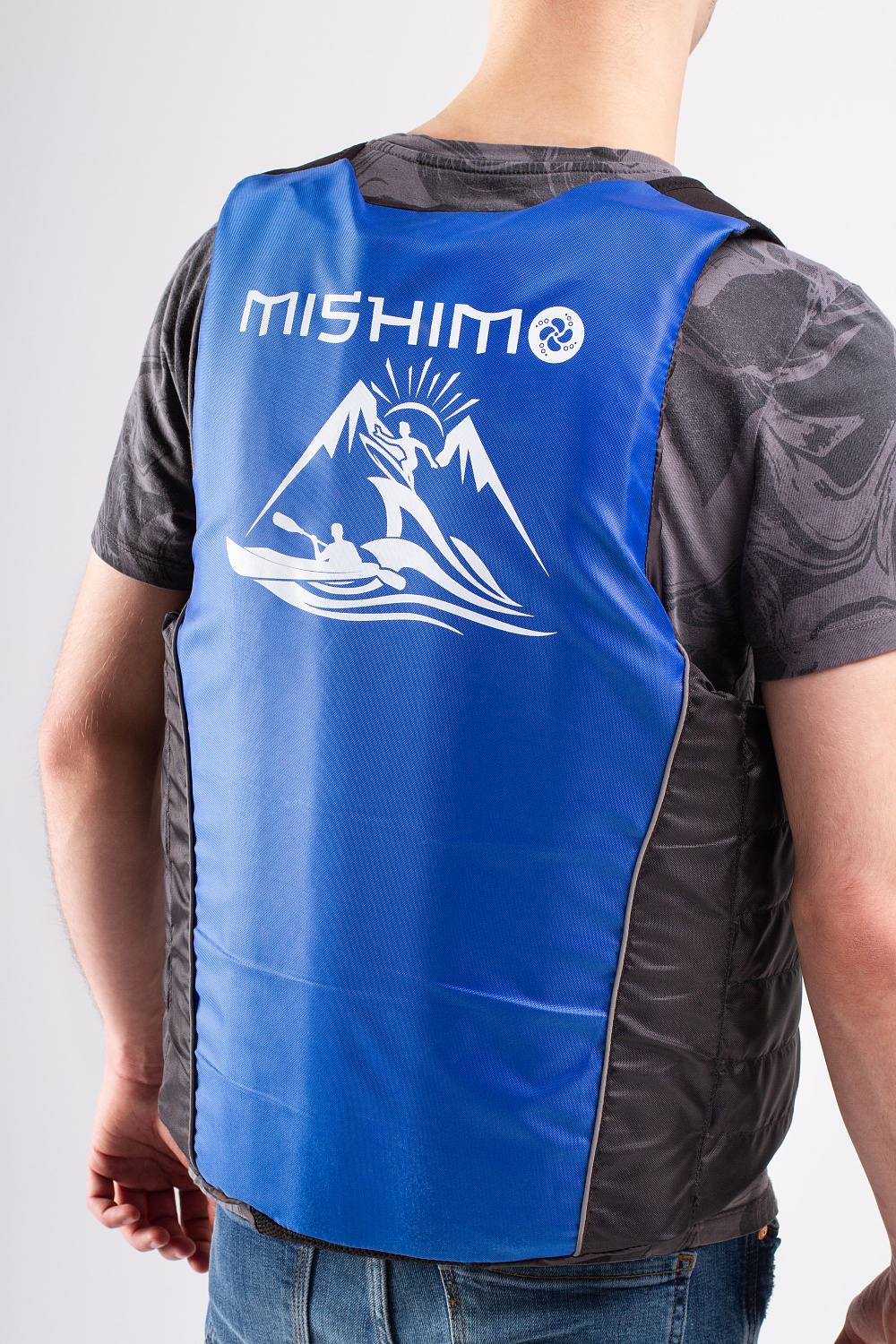 Жилет спасательный MISHIMO PRO Премиум качества Черно-синий в Химках