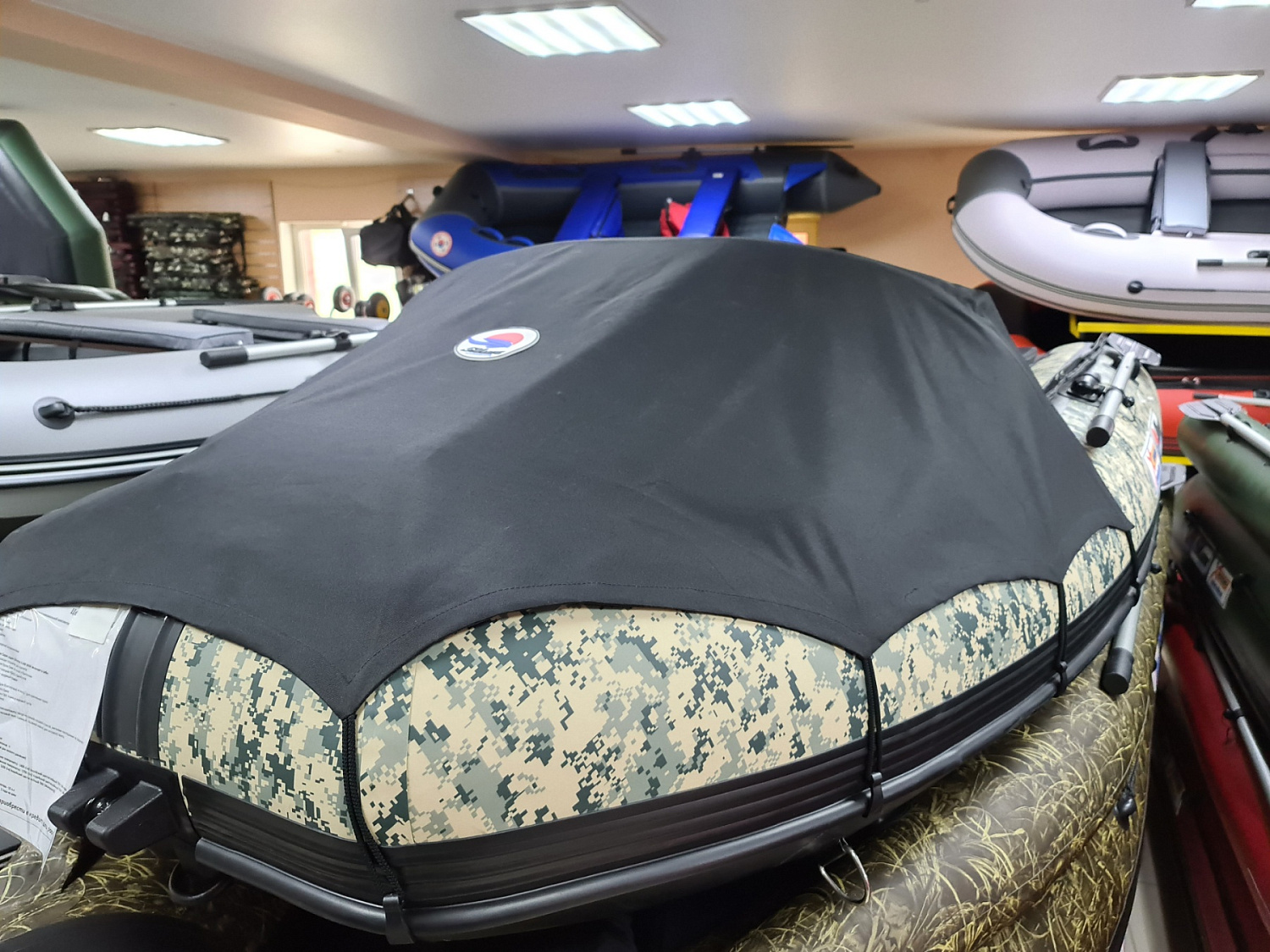 КОМПЛЕКТ НОСОВОГО ТЕНТА К ЛОДКЕ SMARINE AIR MAX 330 ЧЕРНЫЙ в Химках