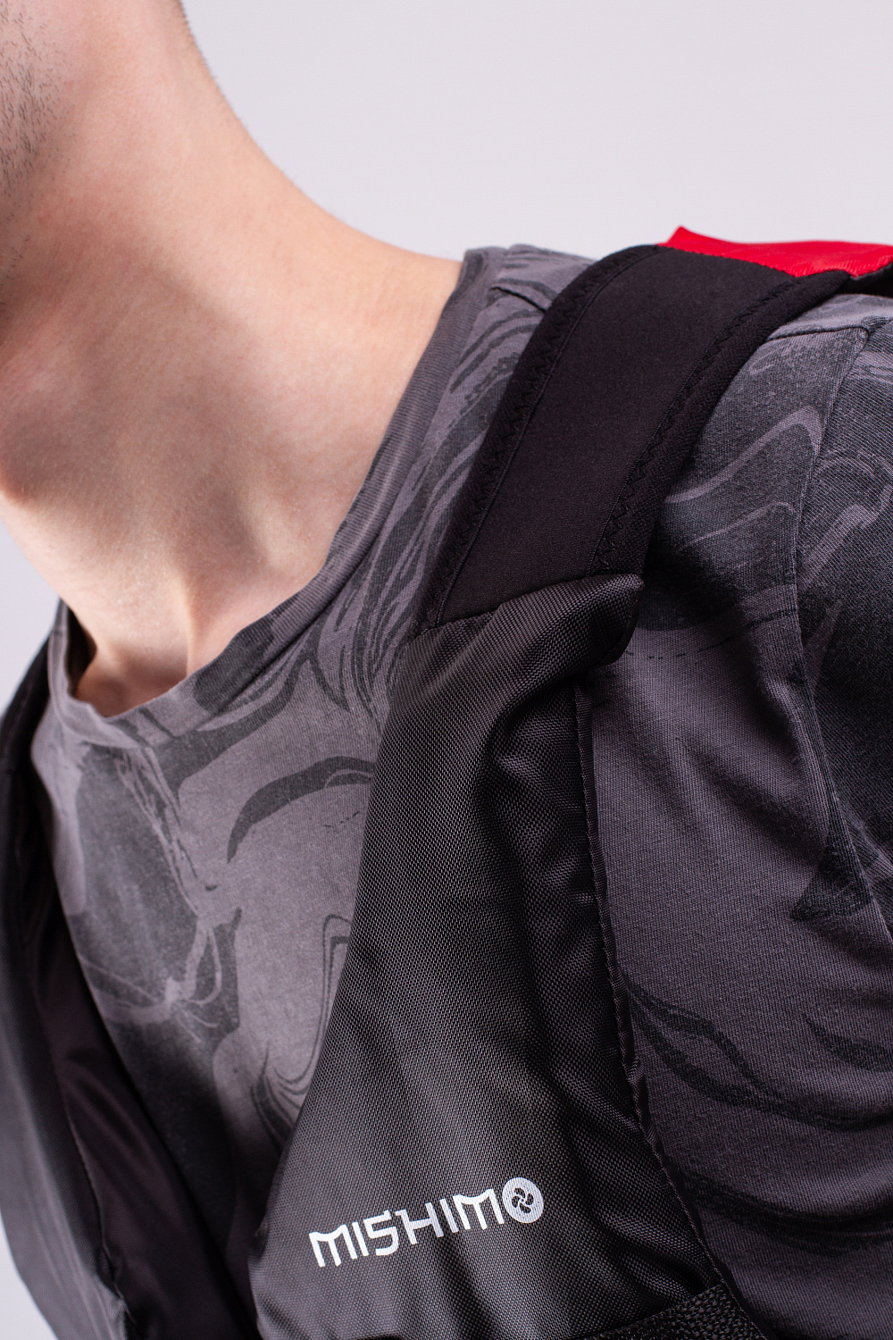 Жилет спасательный MISHIMO PRO Премиум качества Черно-красный в Химках